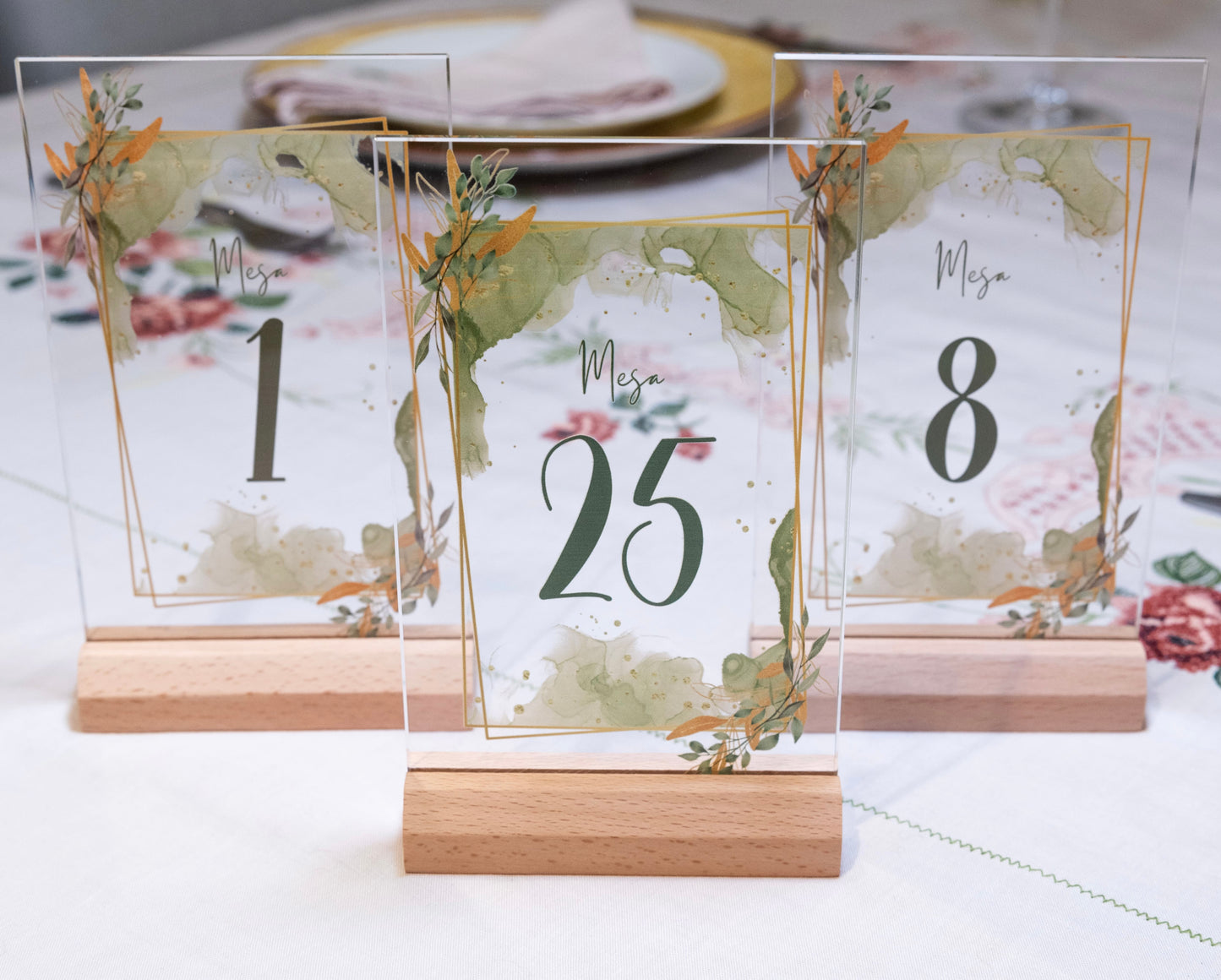 Números De Mesa Para Tu Boda - Centros De Mesa