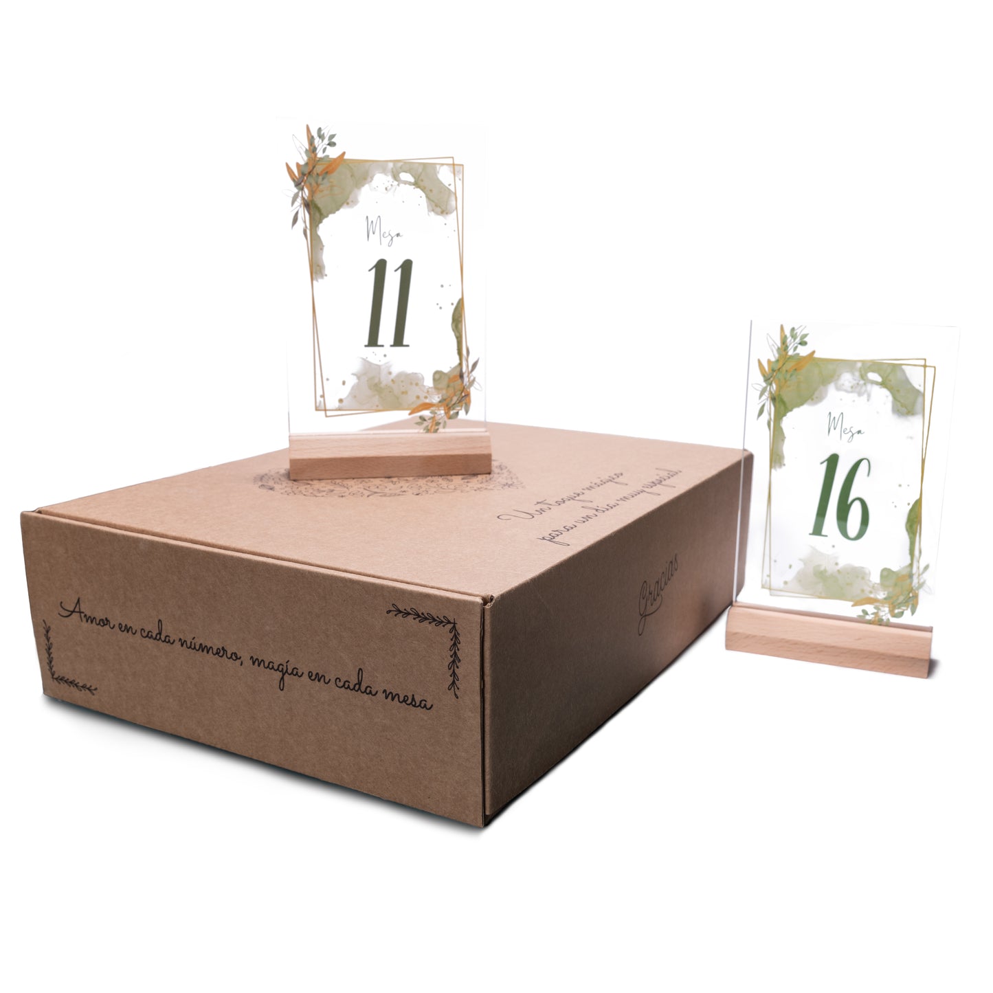 Números De Mesa Para Tu Boda - Centros De Mesa