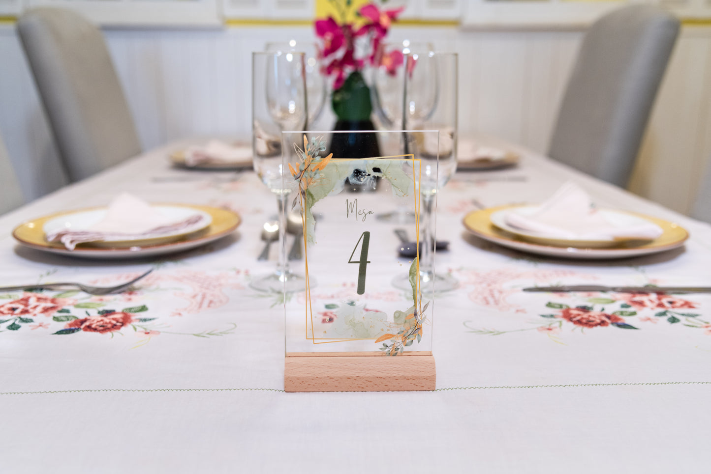 Números De Mesa Para Tu Boda - Centros De Mesa